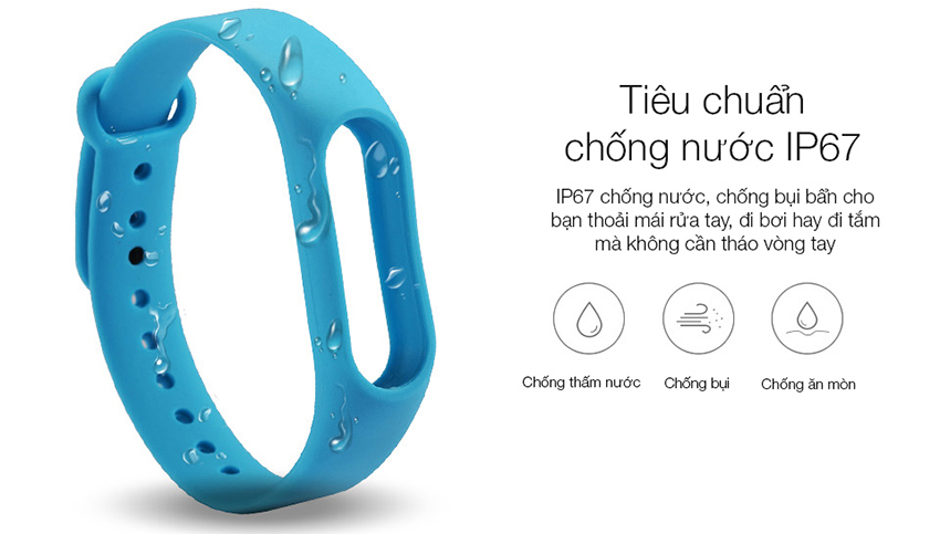 Dây đeo thay thế vòng đeo tay thông minh Xiaomi Mi Band 2 - Hàng chính hãng