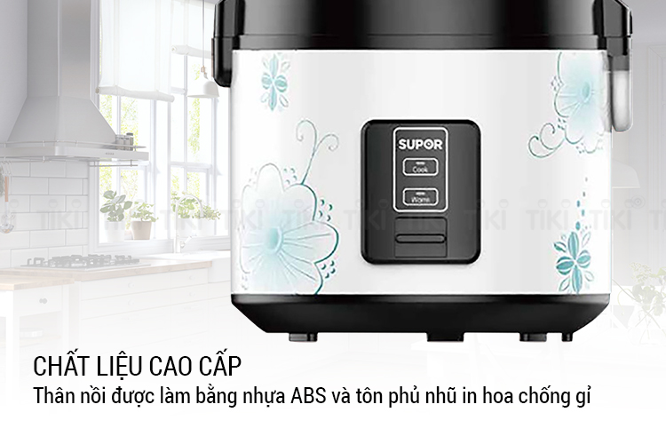 Nồi Cơm Điện Nắp Gài Power Supor SRC819VN (1.8 Lít) - Hàng Chính Hãng
