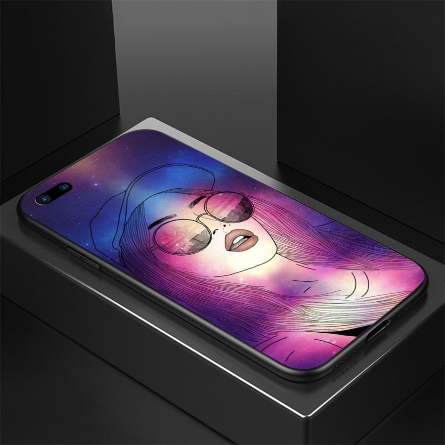 Ốp lưng cứng viền dẻo dành cho điện thoại Oppo A5/A3s - R11 - Phía sau một cô gái MS PS1CG015