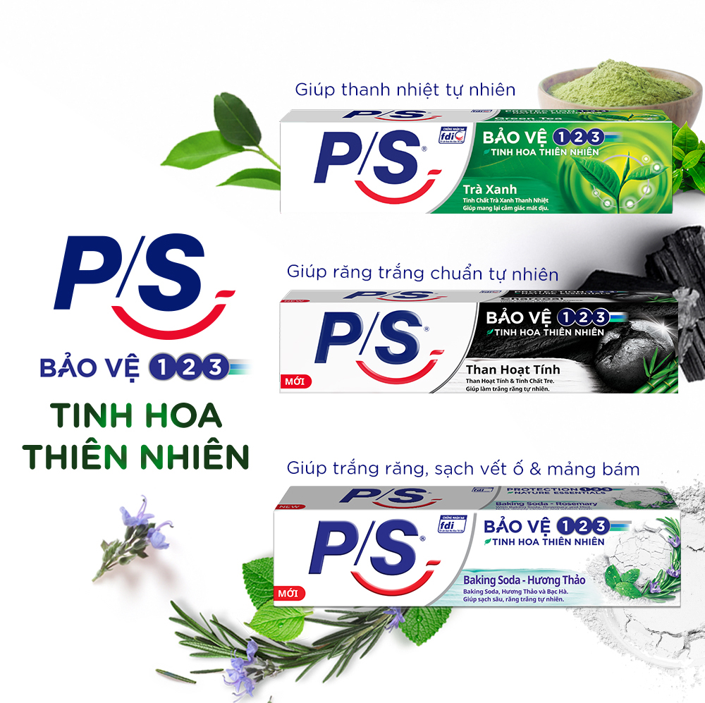 Combo 03 Kem Đánh Răng Baking Soda Hương Thảo 230G