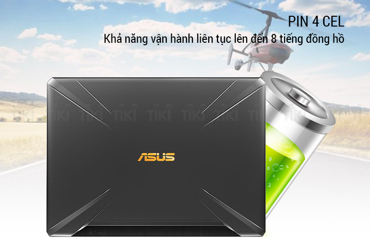 Laptop Asus TUF Gaming FX505GE-BQ049T Core i5-8300H/ Win10 (15.6 FHD IPS) - Hàng Chính Hãng