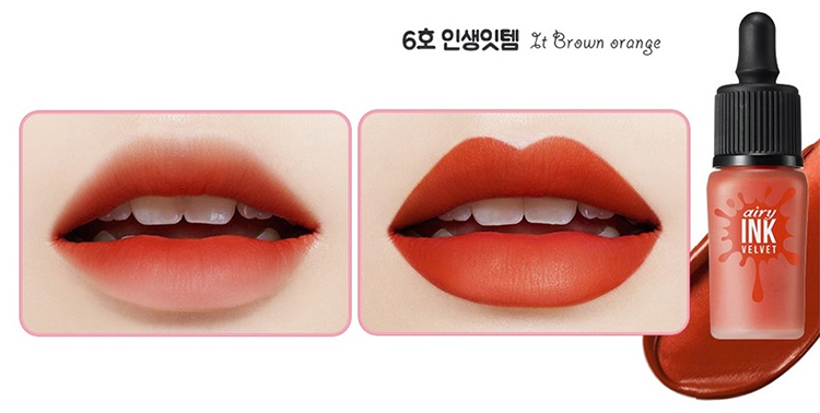 Combo Son Peripera (Ink Airy Velvet 6 8ml+ Ink Cloud Velvet 3 8ml)