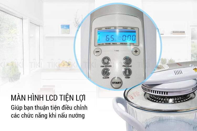 Lò Nướng Điện Tử Thủy Tinh Tiger Queen AX-797LV - 11L