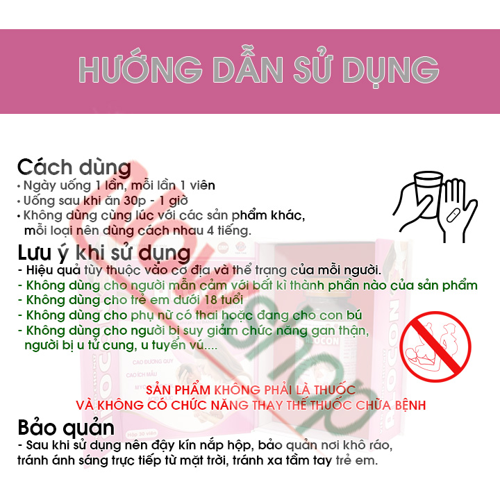 Viên Uống Tăng Khả Năng Thụ Thai Alocon Giúp Cải Thiện Buồng Trứng Sinh Lý Nữ Điều Hòa Kinh Nguyệt