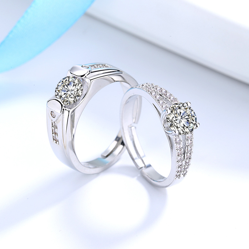 Nhẫn đôi nhẫn cặp thời trang hàn mẫu mới hot trend cực xinh NC18