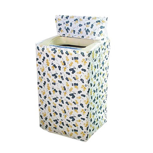 Combo áo trùm máy giặt (giao màu ngẫu nhiên) + bột tẩy vệ sinh lồng máy giặt nhập khẩu Hàn Quốc (450gr)
