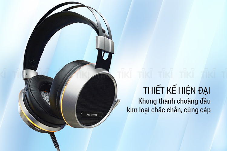 Tai Nghe Có Dây Chụp Tai Over-ear Soundmax AH713 - Hàng Chính Hãng