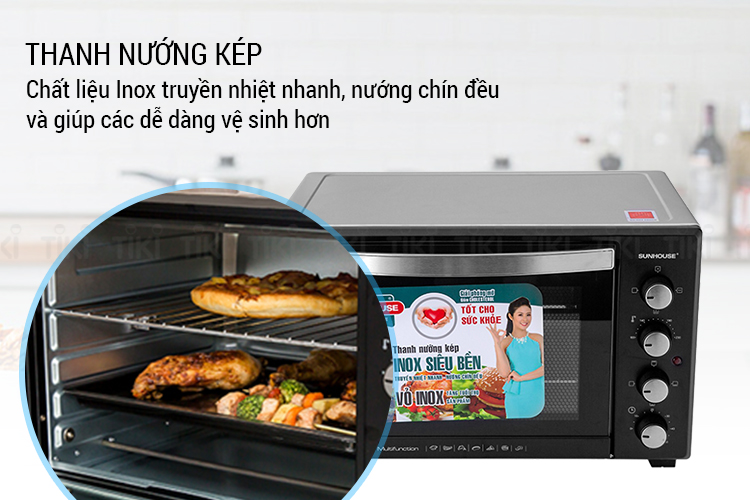 Lò nướng Sunhouse SHD4248S (48 Lít) - Hàng chính hãng