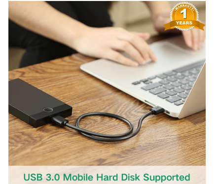 Cáp MicroUSB 3.0 Ugreen 10840 (0.5m) - Hàng Chính Hãng