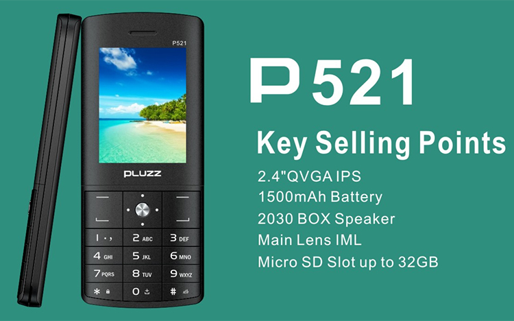 Điện Thoại Pluzz P521 - Hàng Chính Hãng