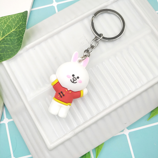 Mua Móc khóa thỏ Cony mặc áo đỏ dễ thương Mua Móc khóa thỏ Cony mặc áo đỏ dễ thương