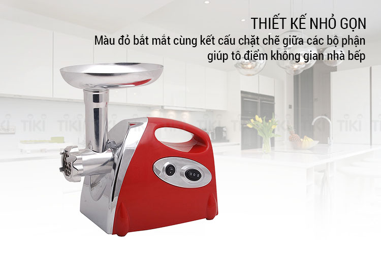 Máy Xay Thịt Kuchenzimmer 3000341 – Đỏ - Hàng chính hãng