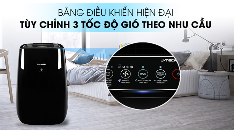 Máy Lọc Không Khí Và Bắt Muỗi Sharp FP-JM40V-B – Hàng Chính Hãng