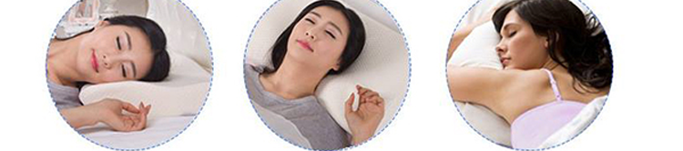 Gối ngủ cao su non HT SYS - Gối cao su non Memory Foam Nhật Bản - Gối giúp ngủ nhanh , chống mỏi vai gáy - Hàng Chính Hãng