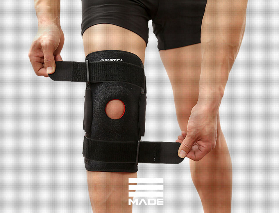 Đai Hỗ Trợ Khớp Gối Có Thanh Nhôm Trợ Lực Cao Cấp Sport Knee Protector AOLIKES YE-7907