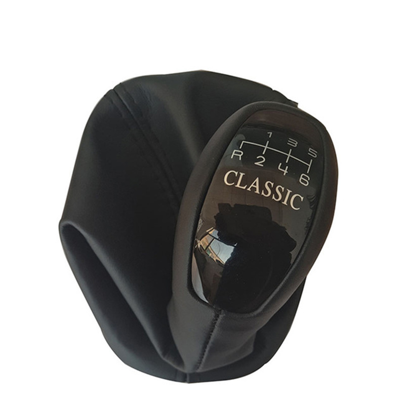6 Speed Black Gear Shift Knob With Boot For Mercedes Benz C Class W203 R123456 Classic Car Styling Handle Lever 6 Speed Black Gear Shift Knob With Boot For Mercedes Benz C Class W203 R123456 Classic Car Styling Handle Lever