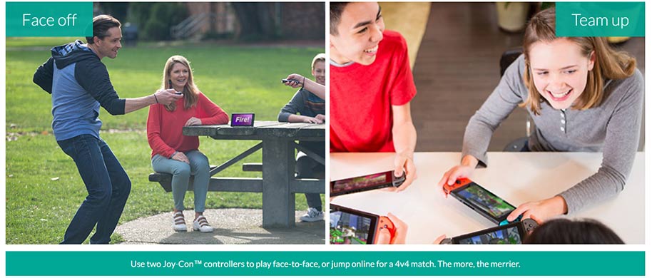 Máy Chơi Game Nintendo Switch Neon Blue Kèm Game Super Smash Bros Ultimate  - Hàng Nhập Khẩu