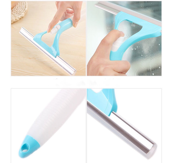 Cây lau đa năng thông minh 2 in1 kèm bình xịt nước tiện dụng - Giao màu ngẫu nhiên