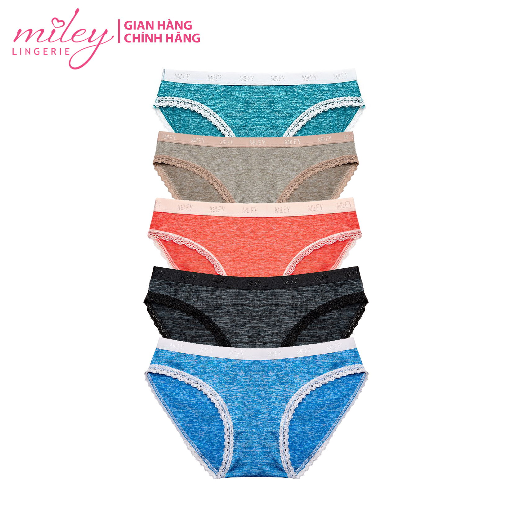 Combo 5 Quần Lót Nữ Sớ Gỗ Miley Lingerie FWS