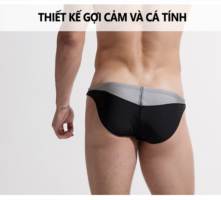 Quần Bơi Nam Tam Giác Thời Trang Desmiit S324 - Thiết Kế Thời Trang Hợp Xu Hướng - Màu Sắc Kết Hợp Cực Cá Tính, Đa Dạng Cho Bạn Lựa Chọn