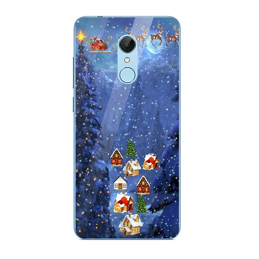 Ốp điện thoại kính cường lực cho máy Xiaomi Mi 8 - Giáng sinh an lành ấm áp MS GSANAA026
