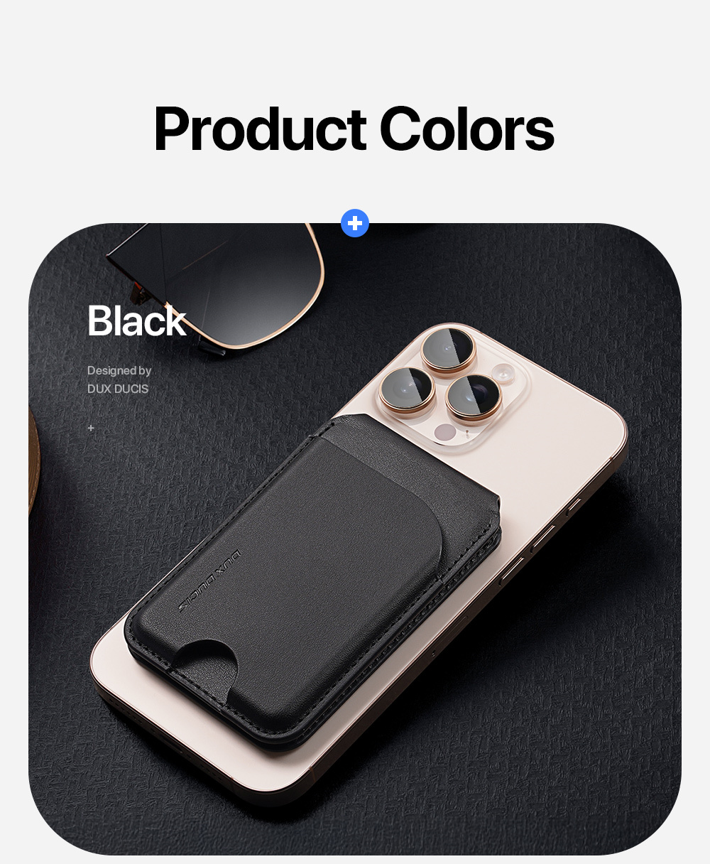 Ví Da Kiêm Giá Đỡ Dux Ducis Neva Magnetic Wallet Stand Cho Iphone, 3 Ngăn Đựng Thẻ, Chống Trộm, Hít Mạnh_ Hàng Chính Hãng