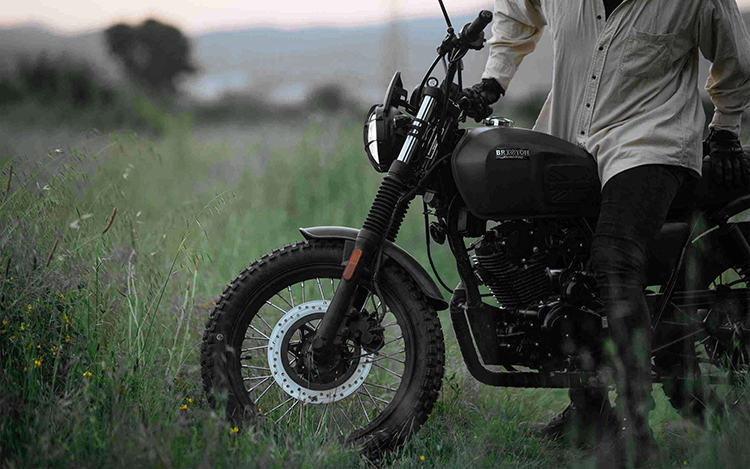 Xe Brixton Scrambler BX125X (Đen)