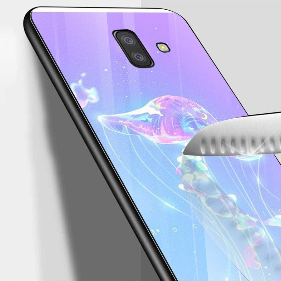 Ốp kính cường lực cho điện thoại Samsung Galaxy J6 - ánh trăng nghệ thuật MS TRANG014
