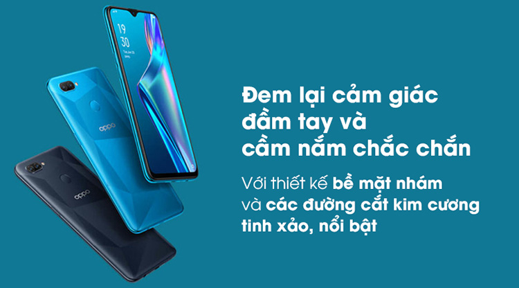 Điện Thoại Oppo A12 (4GB/64GB) - Hàng Chính Hãng - Xanh Dương