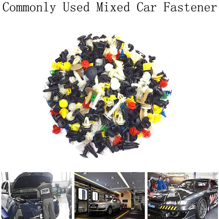Car Bumper Clips Rivet Fasteners Durable Mixed 400PCS Trim Moulding Expansion