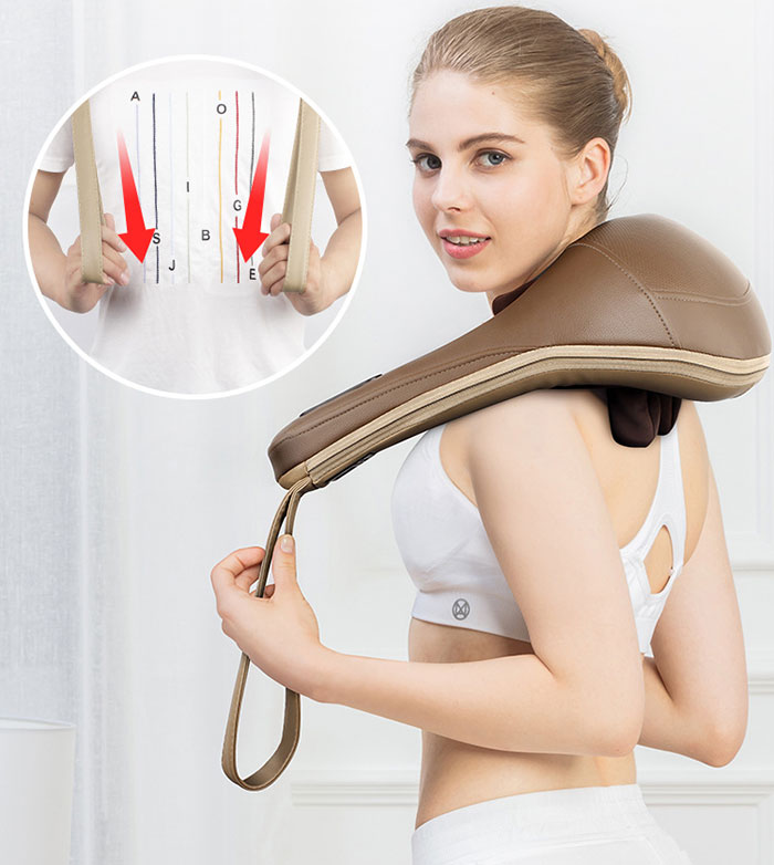 Máy massage xoa bóp dây ấn huyệt đạo cổ vai gáy MZ-666C