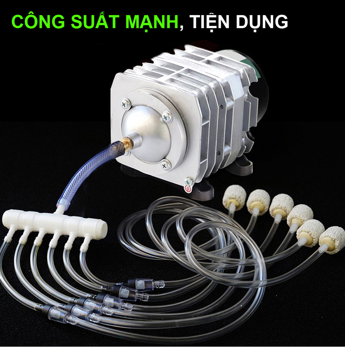 Máy sục sủi thổi khí oxy hồ bể cá cảnh 25W - 45L/P chất lượng cao,công suất mạnh, tiết kiệm điện