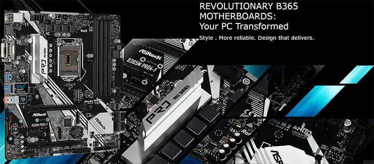 Bo mạch chủ Mainboard ASRock B365M Pro4 - F Socket 1151 - Hàng Chính Hãng