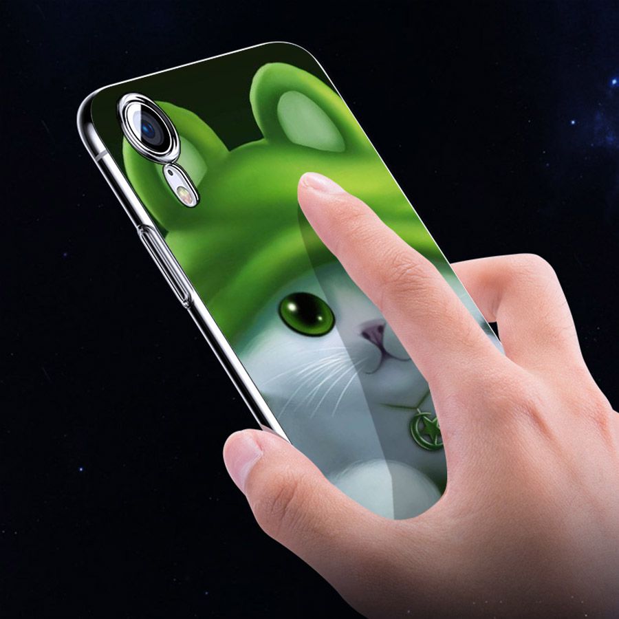 Ốp lưng cứng viền dẻo dành cho điện thoại iPhone XR - dễ thương muốn xỉu MS CUTE023