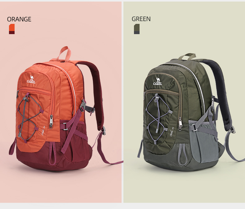 Túi leo núi chống thấm nước ngoài trời CAMEL Balo đi bộ đường dài 30L dành cho nam và nữ Balo du lịch thể thao giải trí
