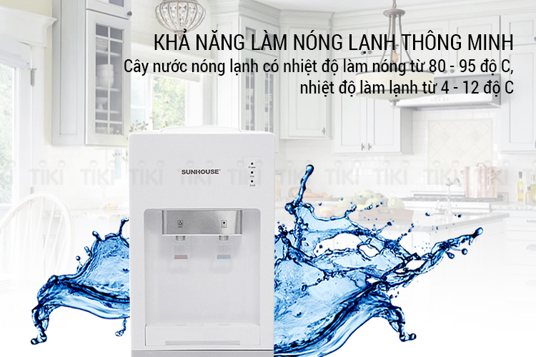 Cây Nước Nóng Lạnh Sunhouse SHD9612 - Hàng Chính Hãng