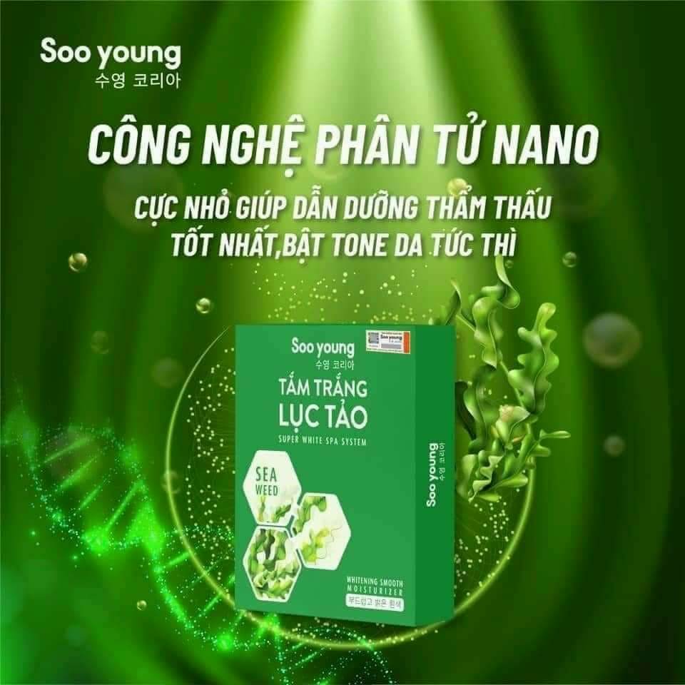 Tắm Trắng Lục Tảo Super White Spa System Soo Young