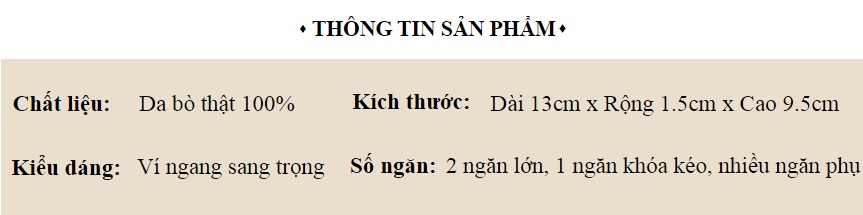 Ví Nam Da Bò 4U Lịch Lãm F012B 2