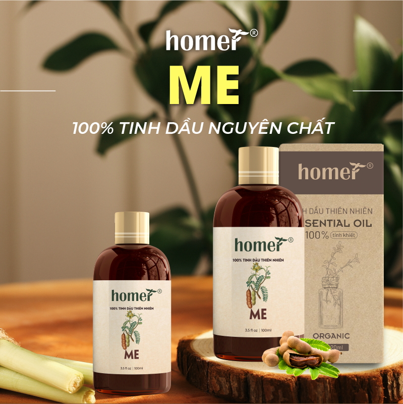 Tinh Dầu Me Homer 100ml - Tinh Dầu Xông Thơm Phòng, Thư Giãn Khử Mùi - Tinh Dầu Trái Cây Thiên Nhiên