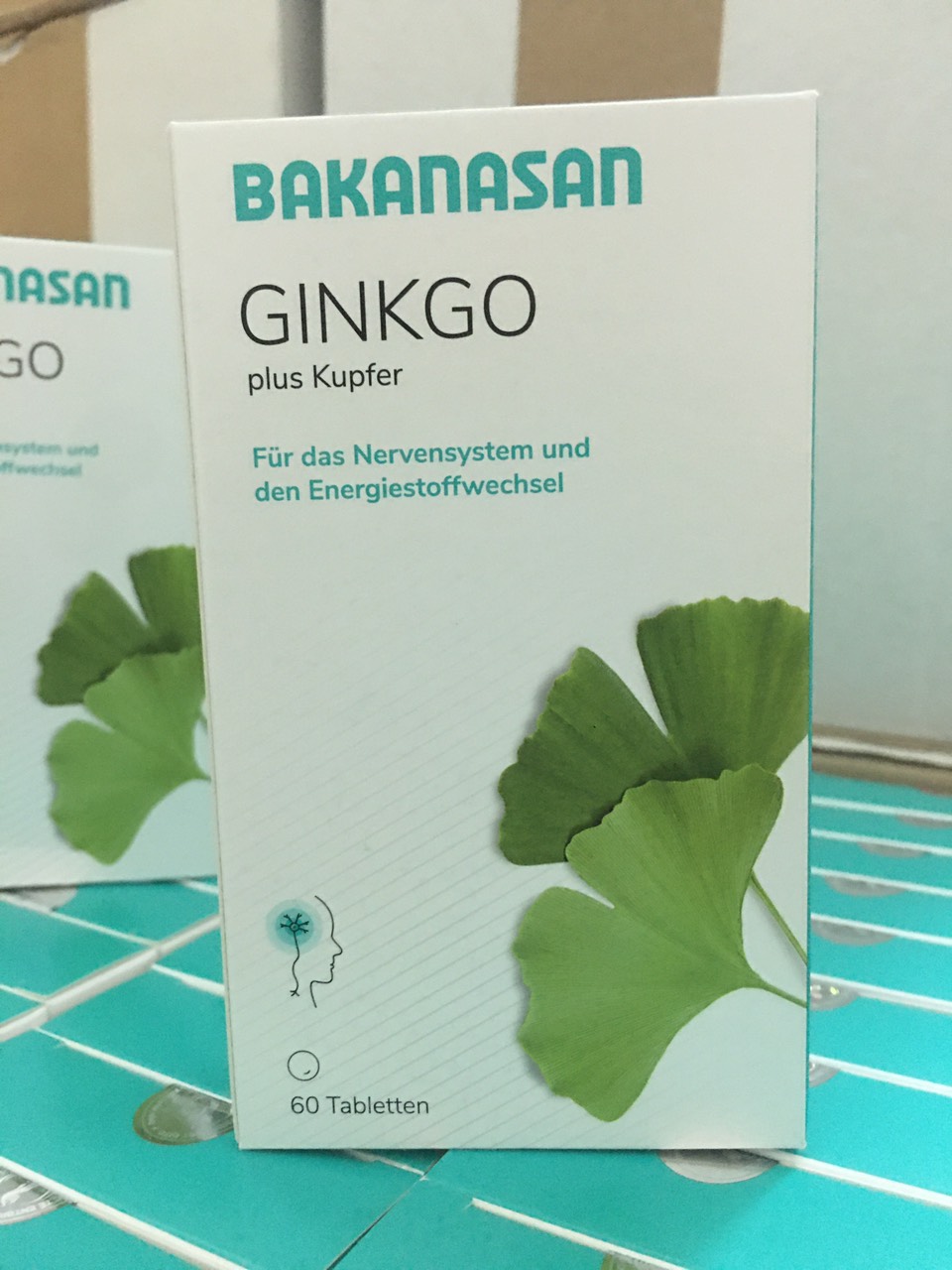 Viên uống tăng cường tuần hoàn não Bakanasan Ginkgo Hộp 60 viên, nhập khẩu độc quyền tại Đức 9