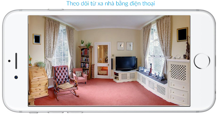 Combo Camera Quan sát Yi Dome HD 720P 360 Độ Quốc Tế + Thẻ Nhớ  - Hàng Chính Hãng