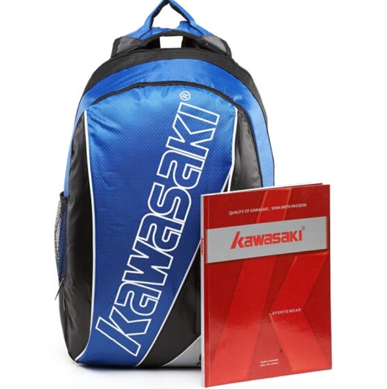 Kawasaki (KAWASAKI) badminton bag sports bag backpack multi-function large capacity blue TCC-071 Kawasaki (KAWASAKI) badminton bag sports bag backpack multi-function large capacity blue TCC-071