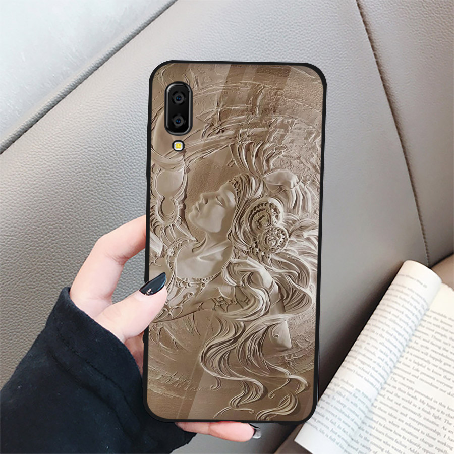 Ốp điện thoại dành cho máy Samsung Galaxy A70 - hình Điêu Khắc MS DKHAC008