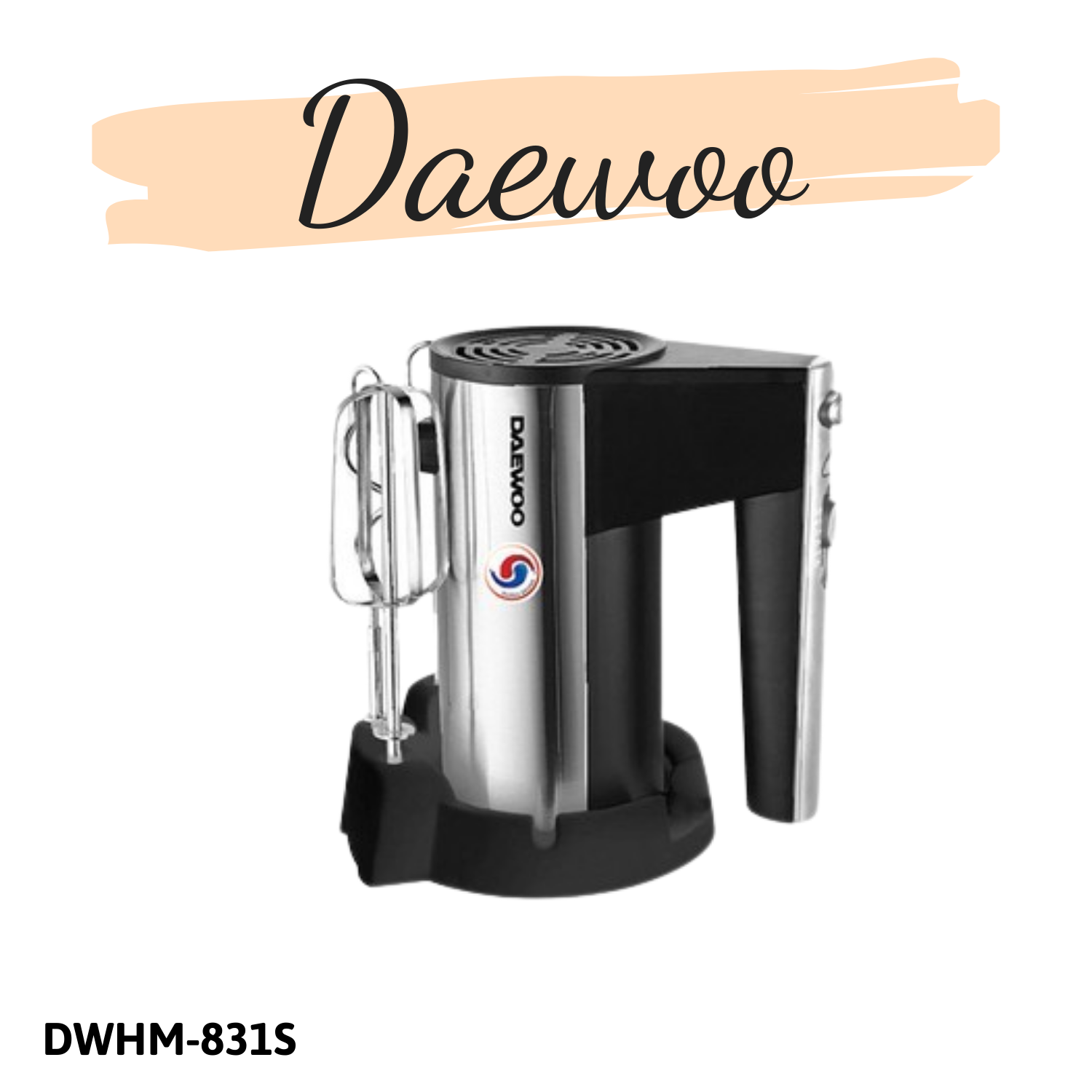 Máy Đánh Trứng Daewoo DWHM- 831S (250W) - Hàng chính hãng