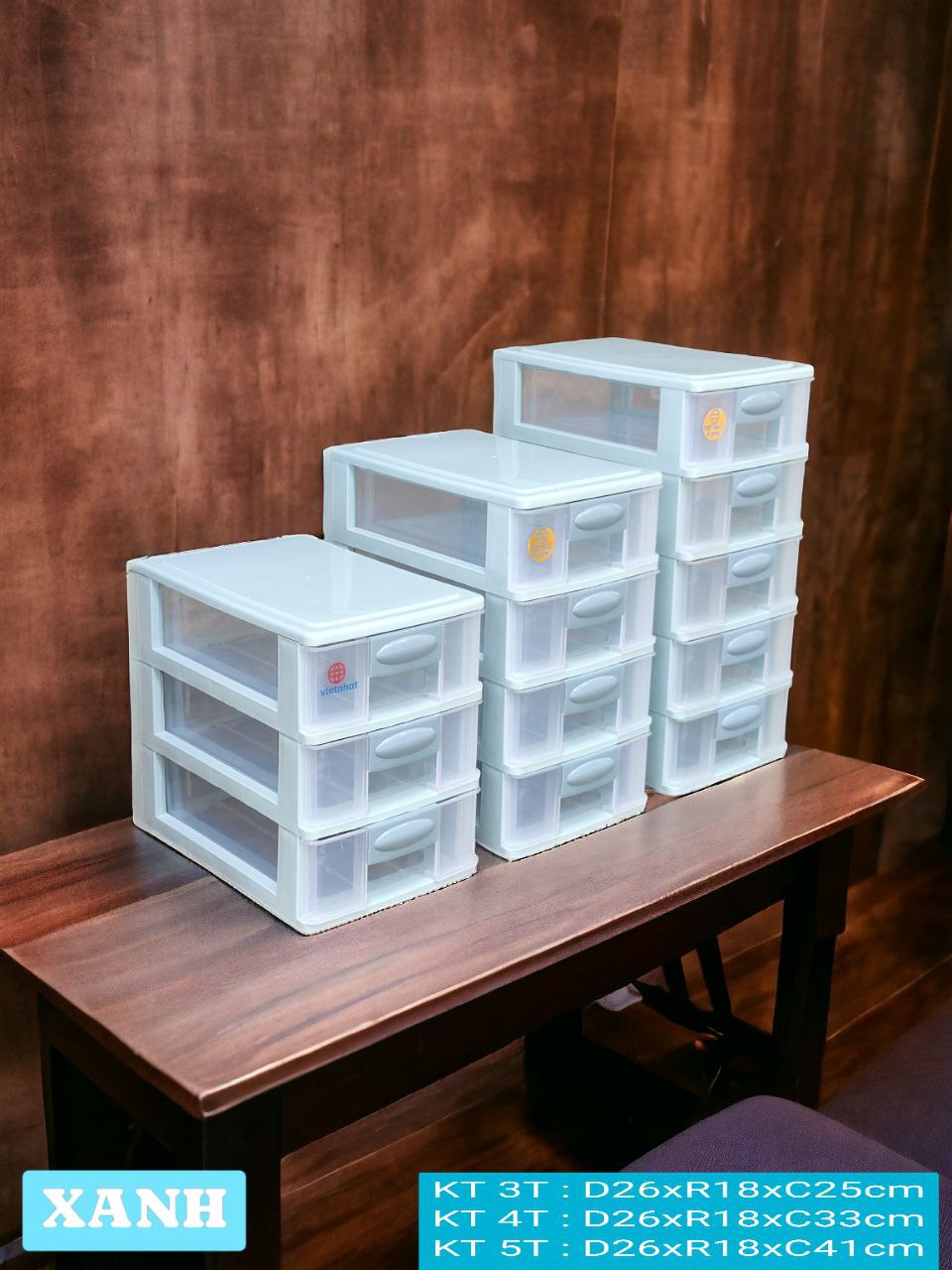 TỦ MINI NHỰA TRONG 3 / 4 / 5 TẦNG CAO CẤP