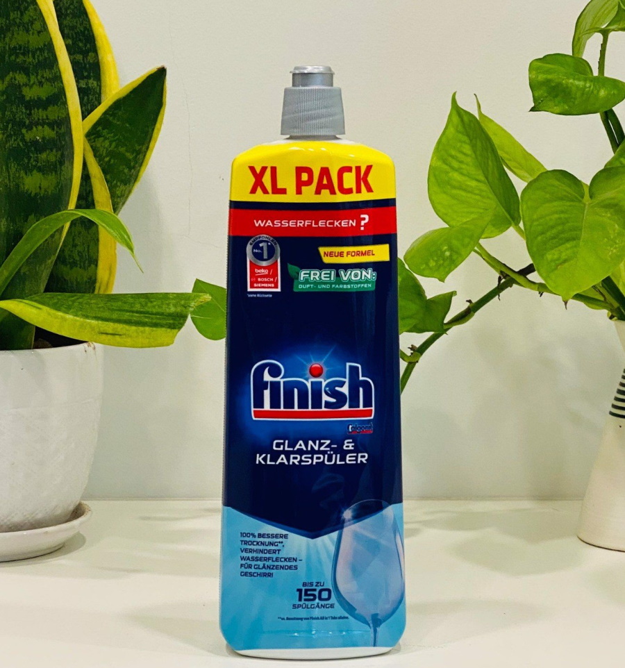 Nước làm bóng finish 800ml dùng cho Máy rửa bát chén