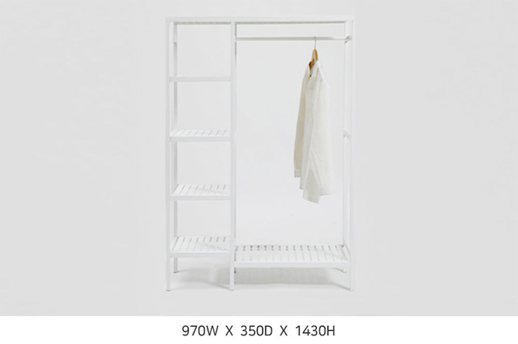Kệ Treo Quần Áo Double Hanger Trắng Nội Thất Kiểu Hàn