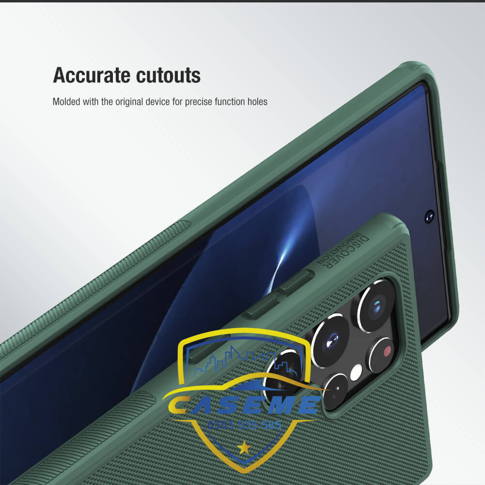 Ốp lưng dành cho Samsung S22 Ultra hàng chính hãng Nillkin dạng sần