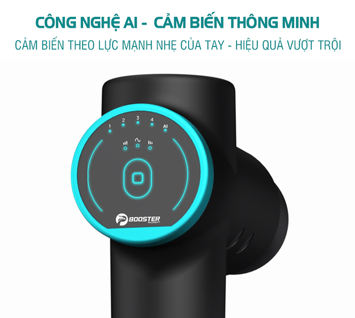 Máy massage cầm tay điều trị căng cơ thông minh Booster M2