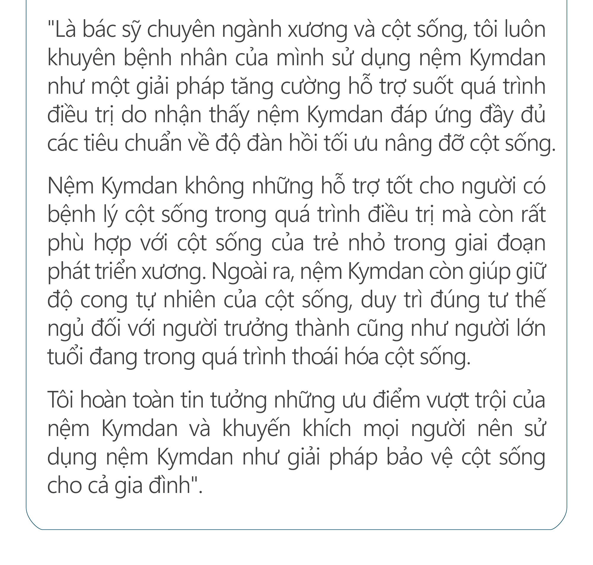 Nệm cao su thiên nhiên Kymdan Deluxe 140 x 200 x 05cm SFM